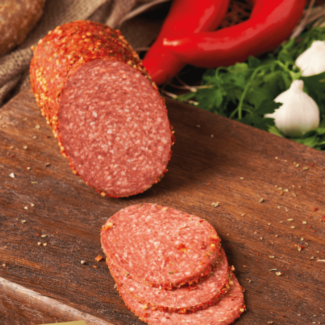 Kırmızıbiber Kaplı Fermente Baton Sucuk