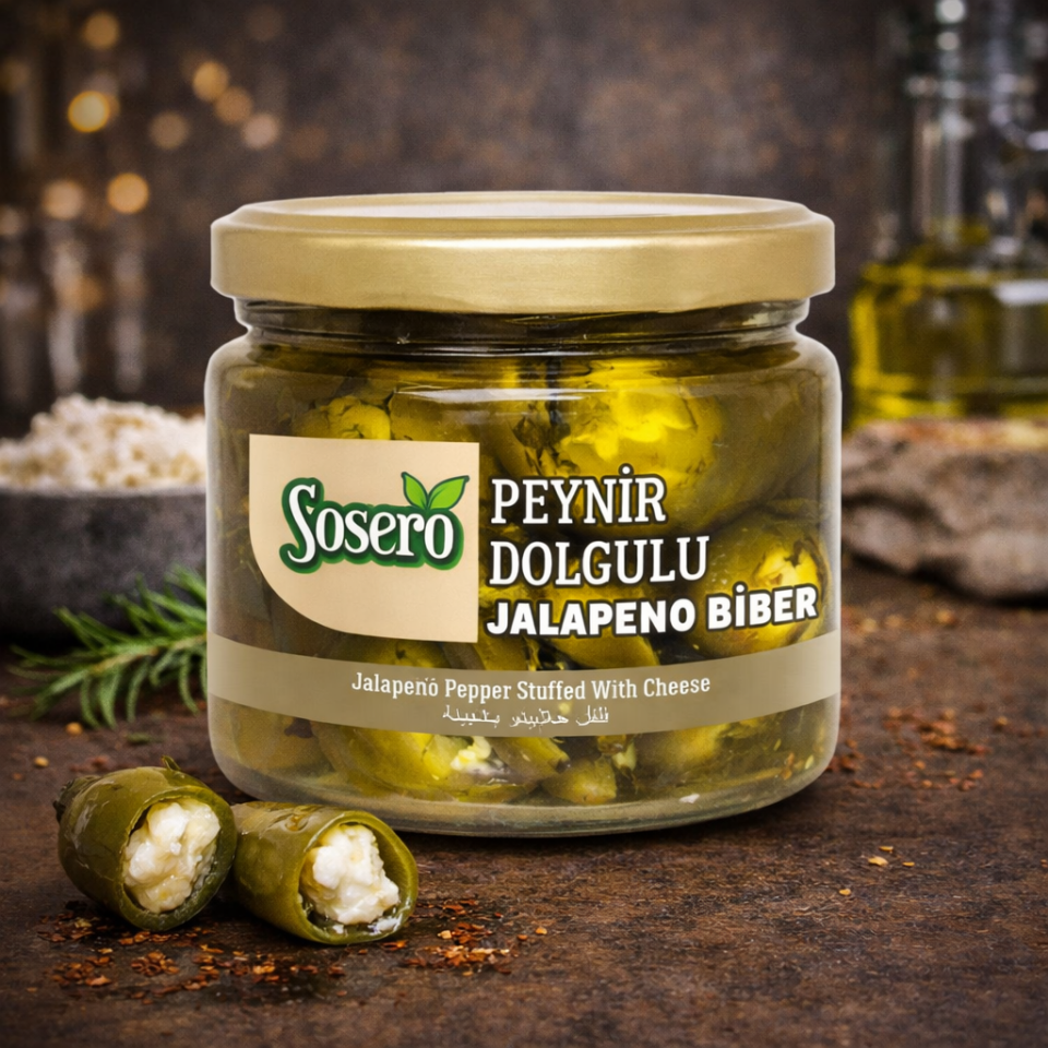 Sosero Peynir Dolgulu Jalapeno Biber