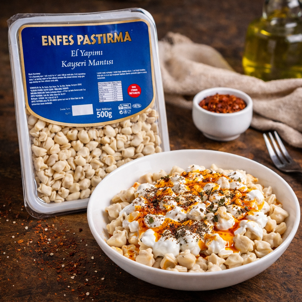 ENFES El Yapımı Kıymalı Kayseri Mantısı