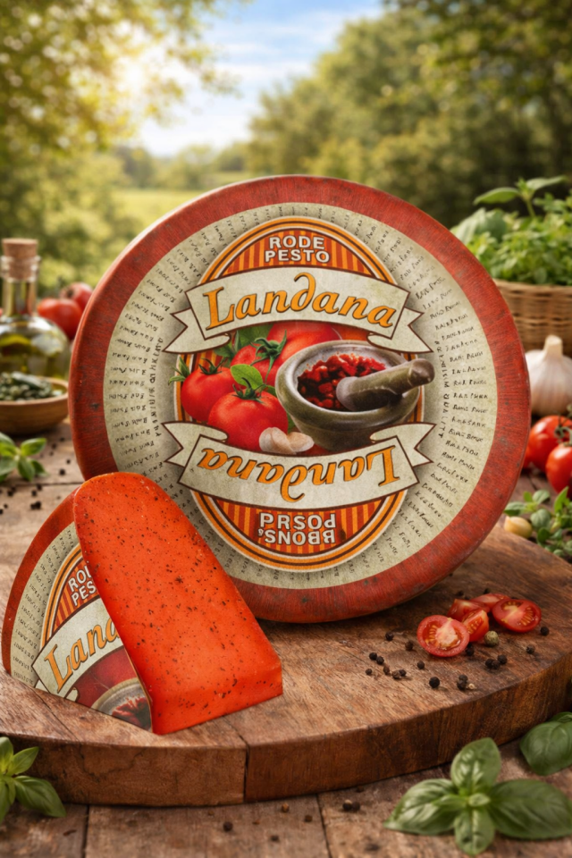 Landana Fesleğenli Kırmızı Gouda Peyniri