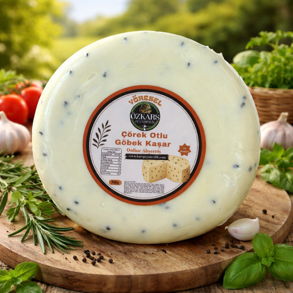 Öz Kars Çörek Otlu Taze Göbek Kaşar