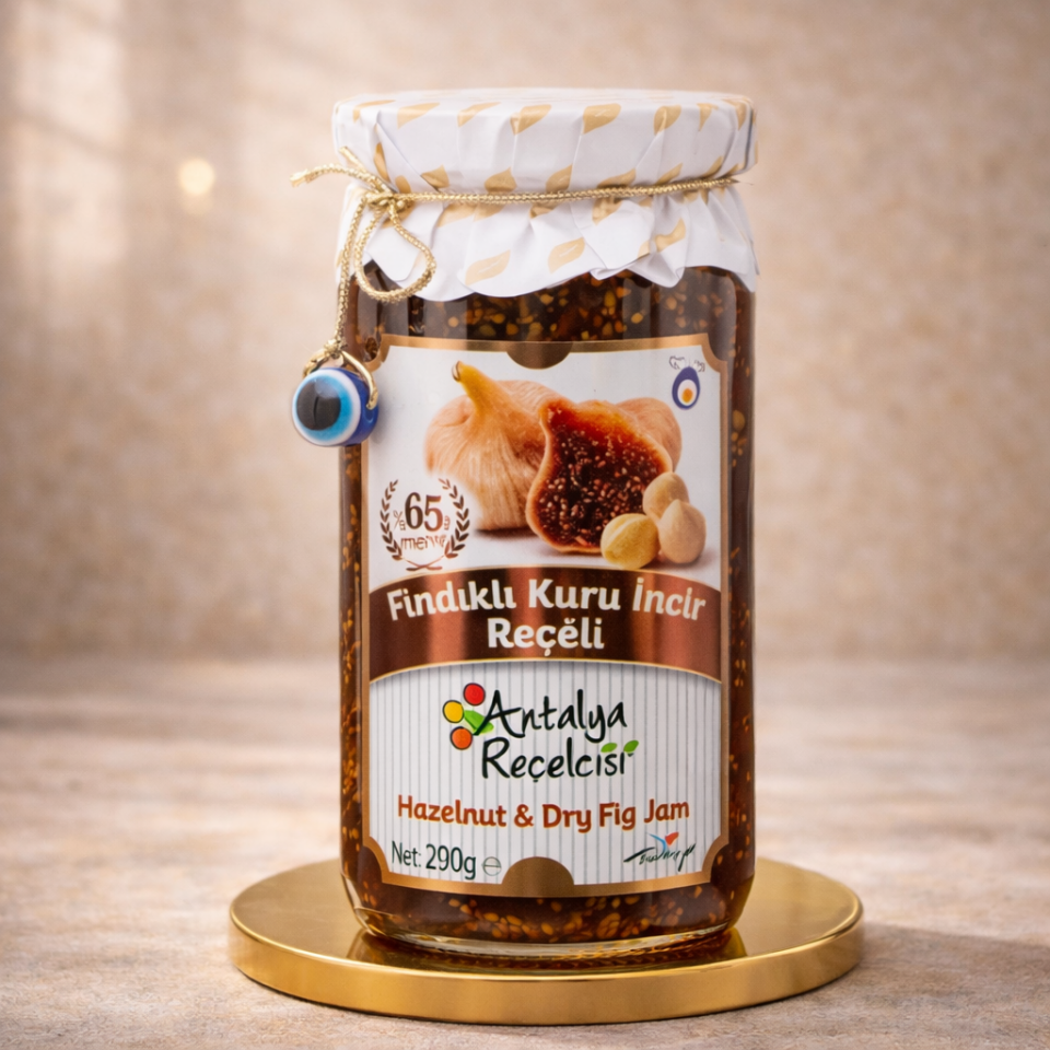 Antalya Reçelcisi Fındıklı Kuru İncir Reçeli