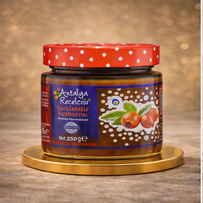 Antalya Reçelcisi Kuşburnu Marmelatı Reçeli