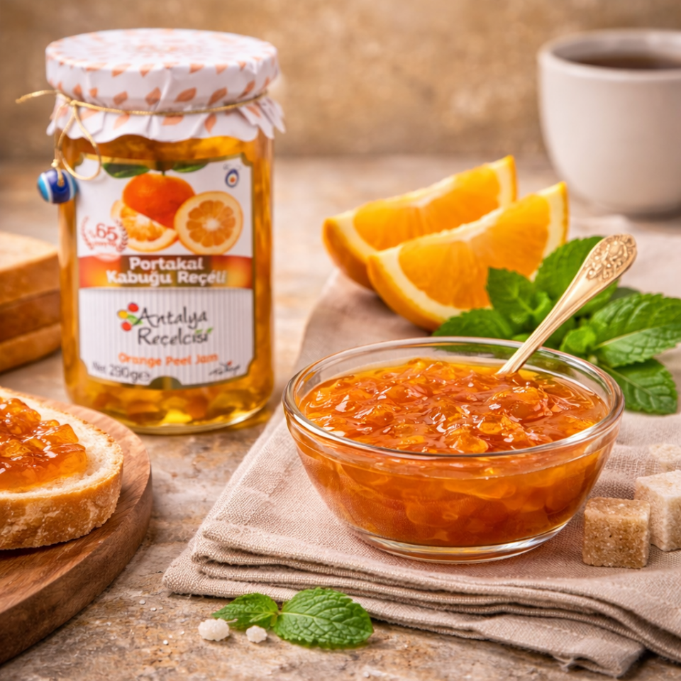 Antalya Reçelcisi Portakal Kabuğu Reçeli