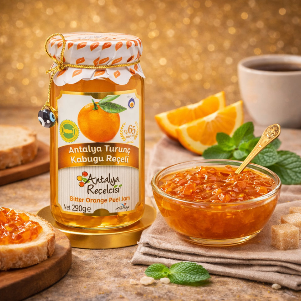 Antalya Reçelcisi Turunç Kabuğu Reçeli