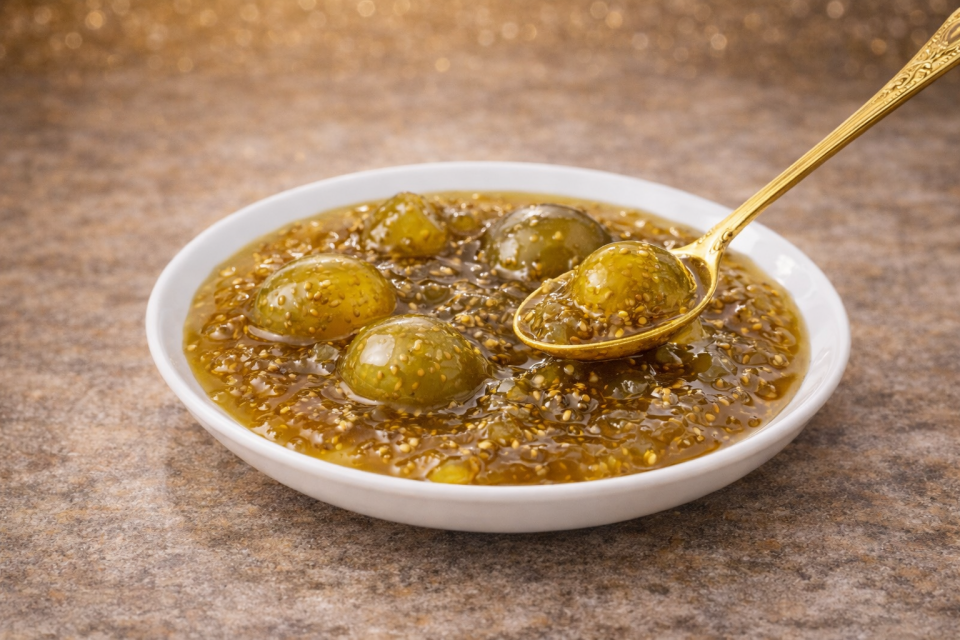 Antalya Reçelcisi Yeşil İncir Reçeli